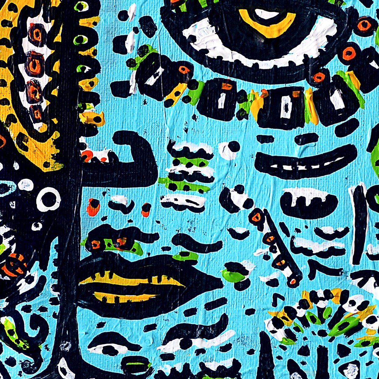 Vishnu — original painting artwork by Space Raphaël
