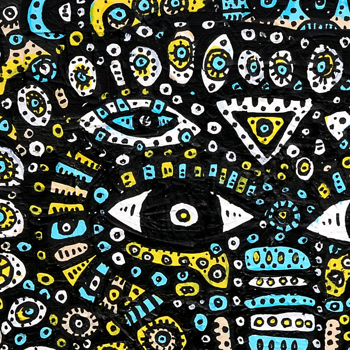 Soulèvement Céleste — original painting artwork by Space Raphaël