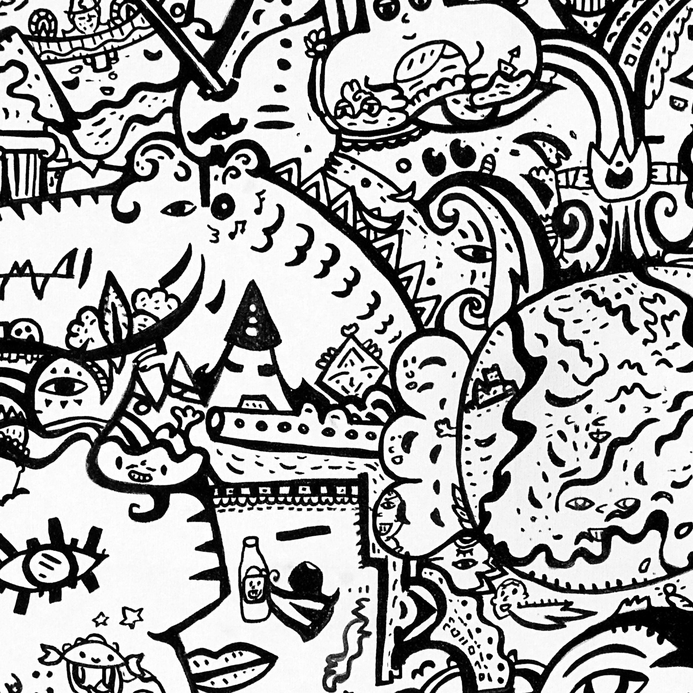 Harmony 2ème Version — original painting artwork by Space Raphaël