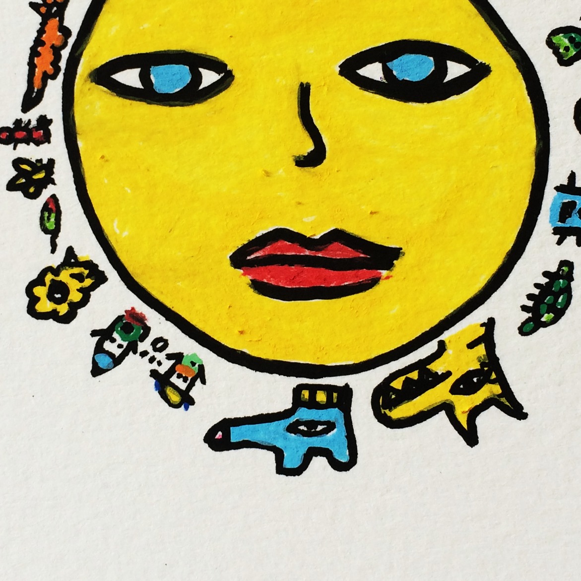 Grand Renard — original painting artwork by Space Raphaël