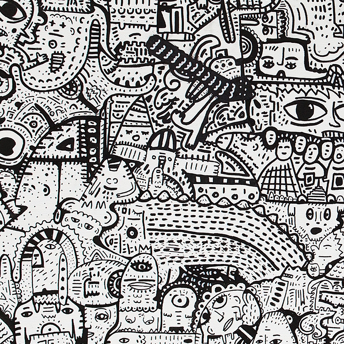 Auto Portrait II — original painting artwork by Space Raphaël