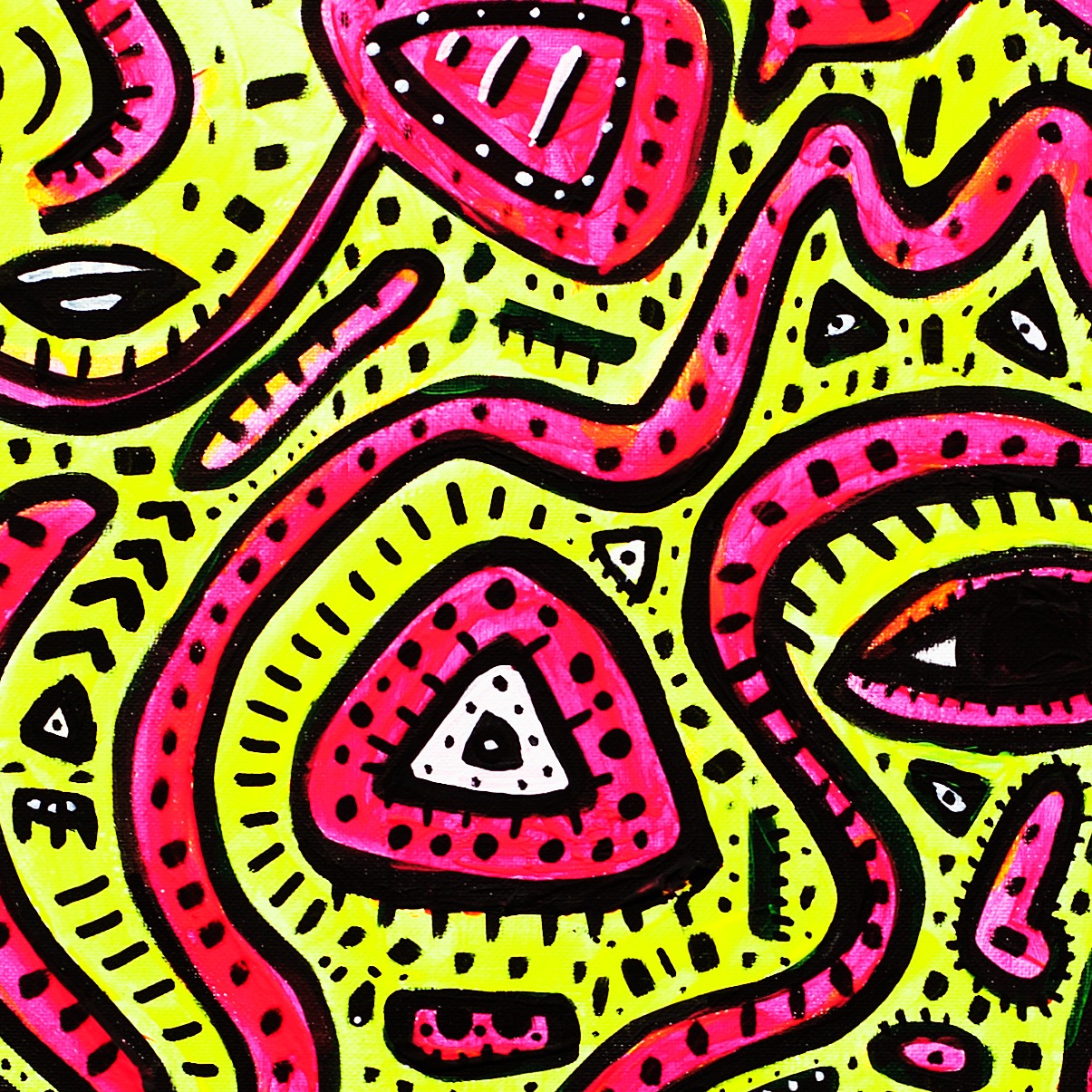 Skin du Soir — original painting artwork by Space Raphaël