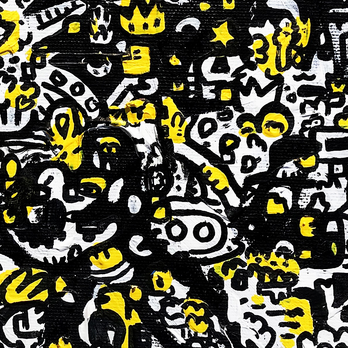 Requiem in D Minor — original painting artwork by Space Raphaël