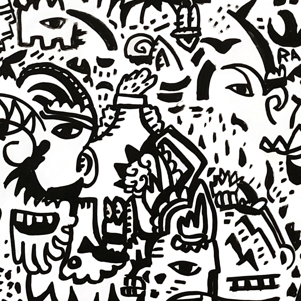 New Life — original painting artwork by Space Raphaël
