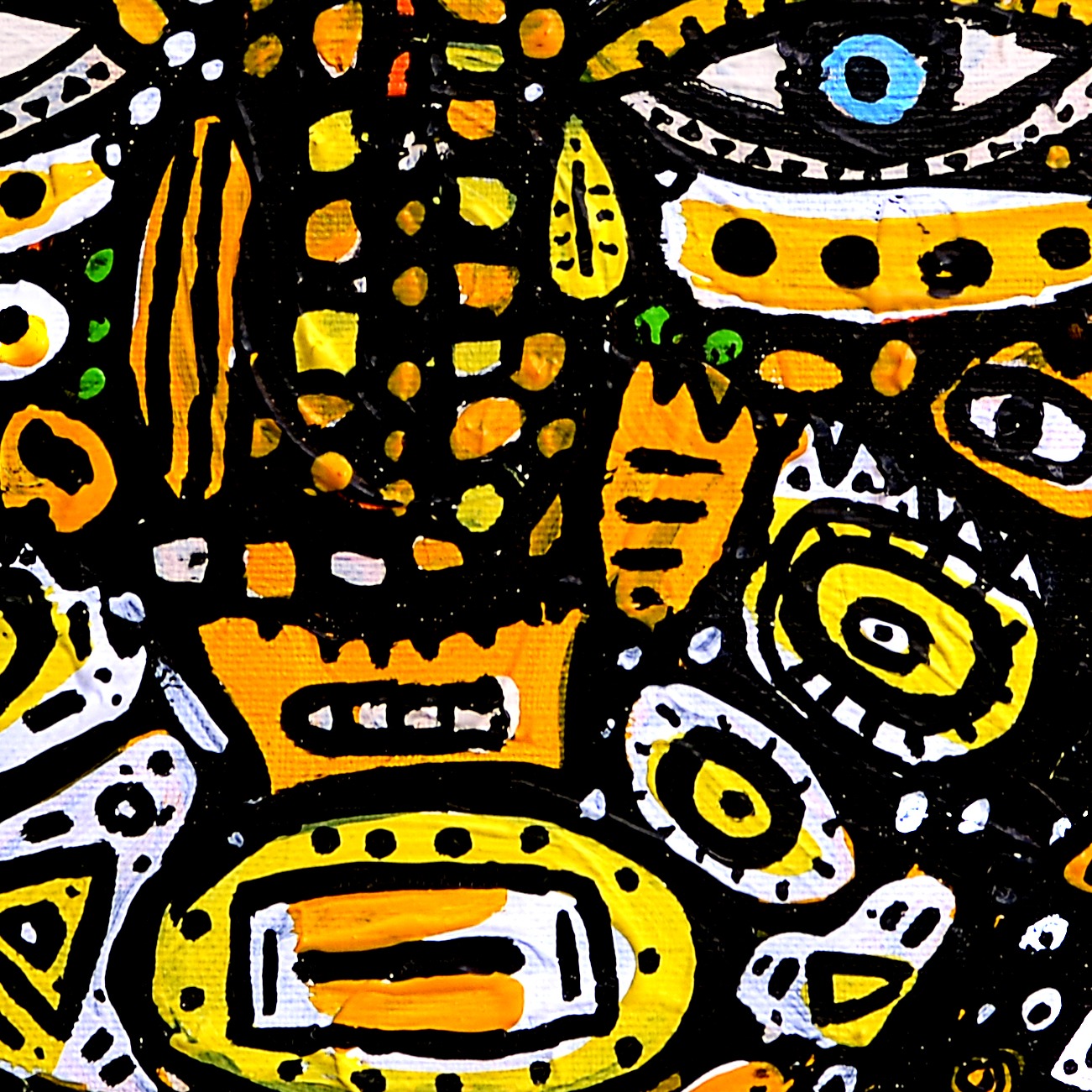 La Seconde Mélodie — original painting artwork by Space Raphaël