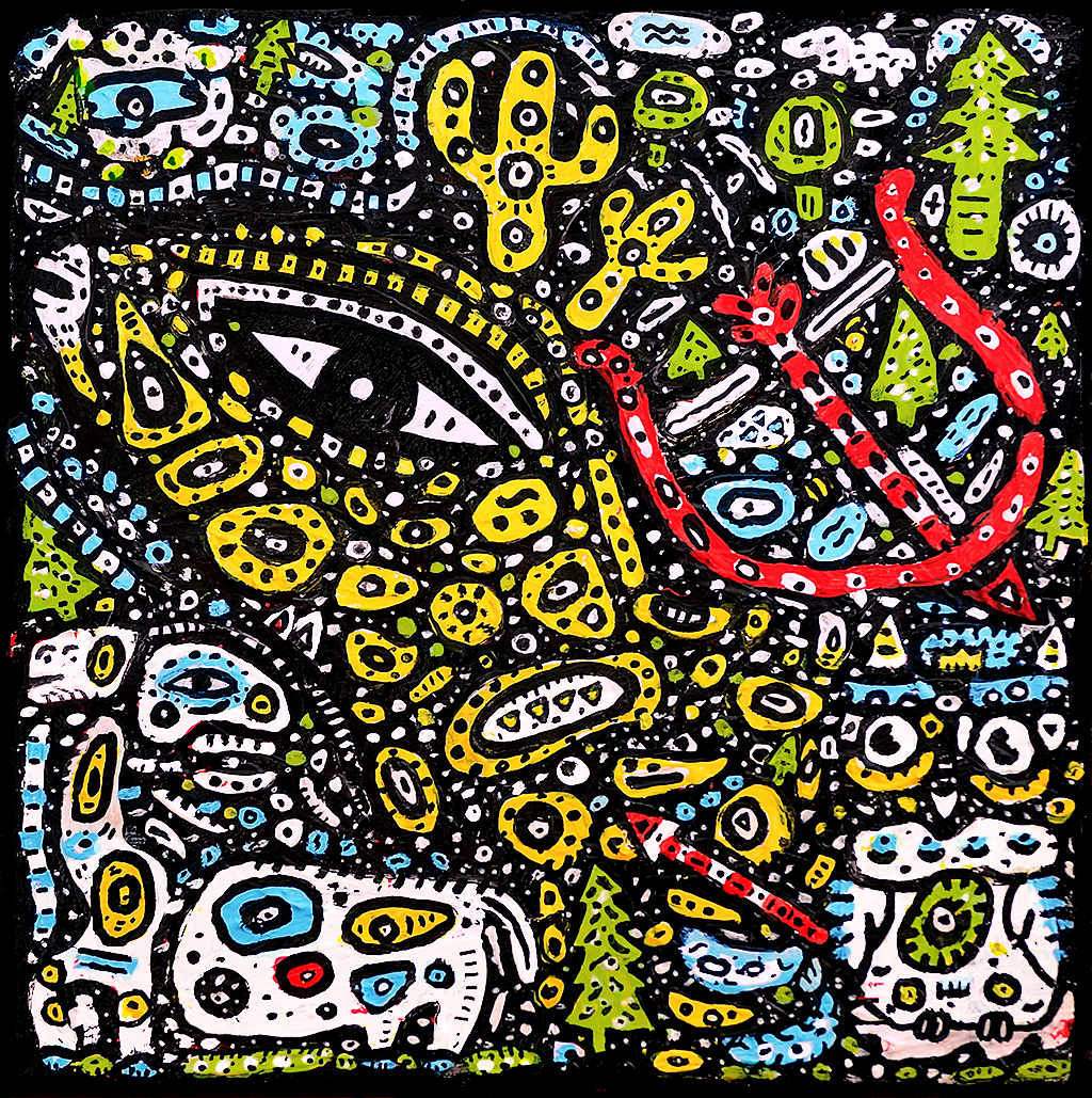 Artémis, painting by Space Raphaël