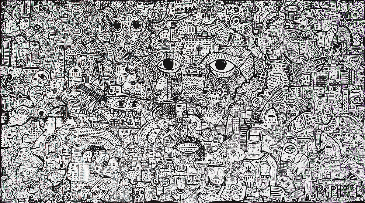 Auto Portrait, painting artwork by Space Raphaël