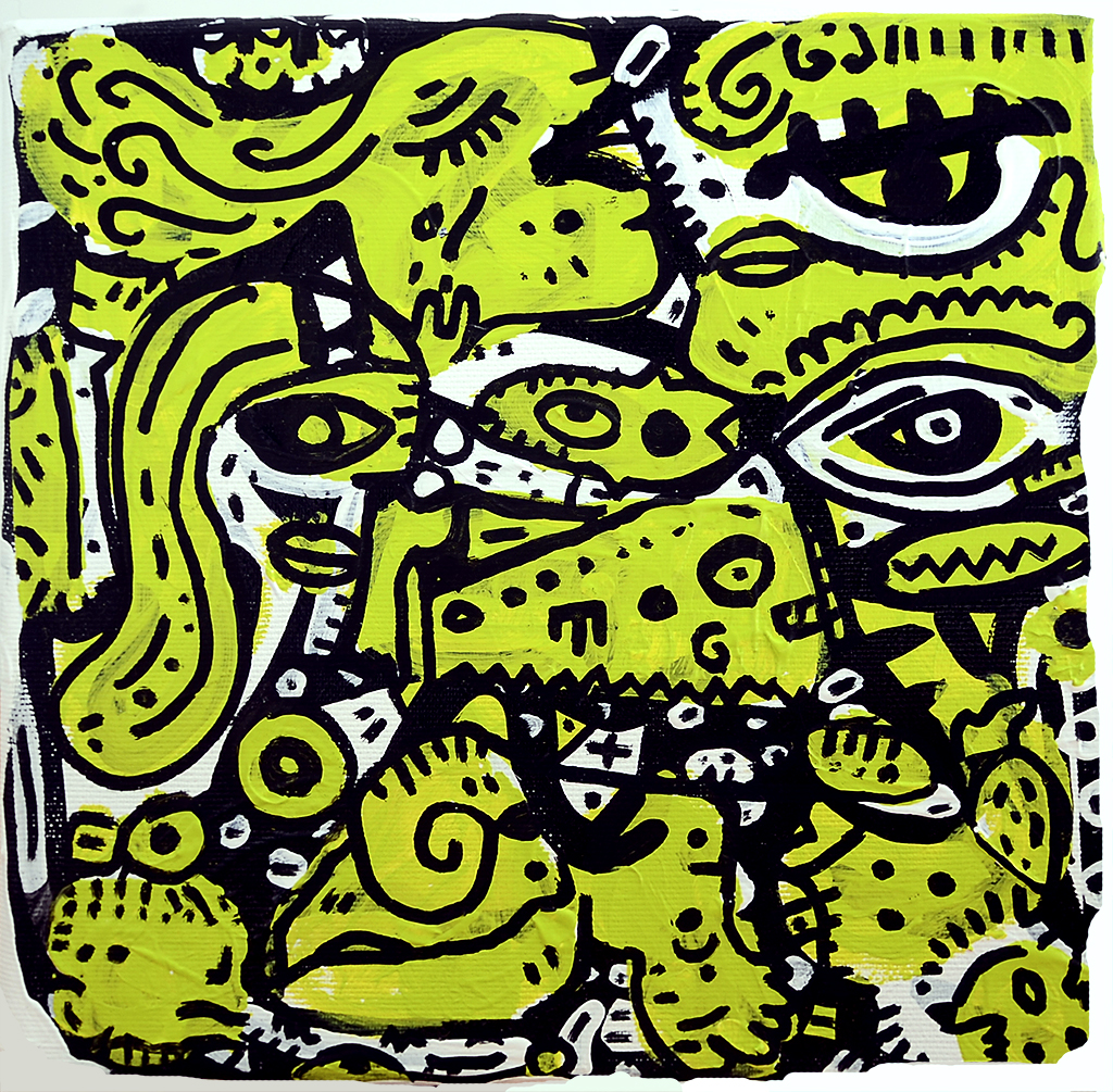 Aventure d'arbre, painting artwork by Space Raphaël