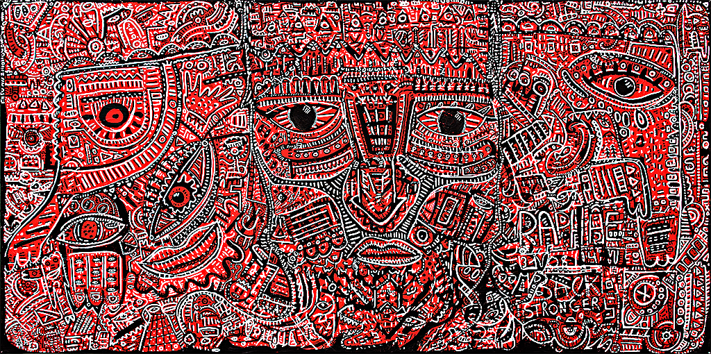 Back Stronger, painting artwork by Space Raphaël