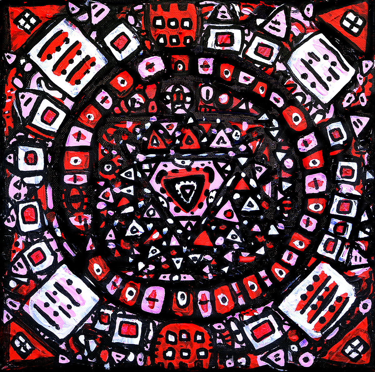 Birth of Joy, painting artwork by Space Raphaël