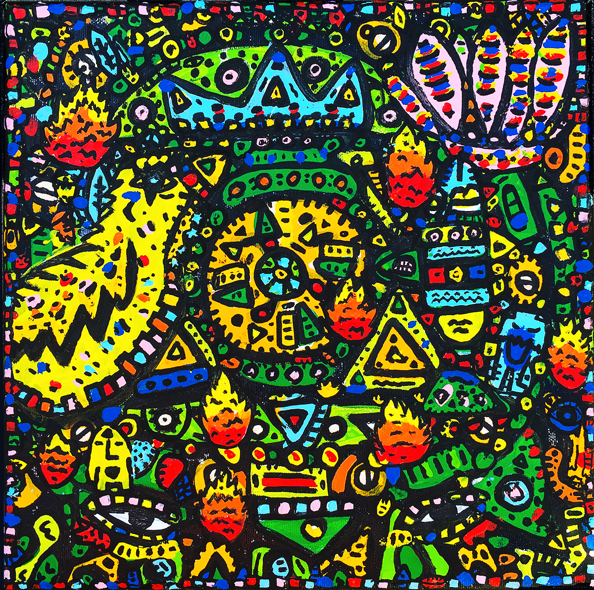 Carré Royal, painting artwork by Space Raphaël