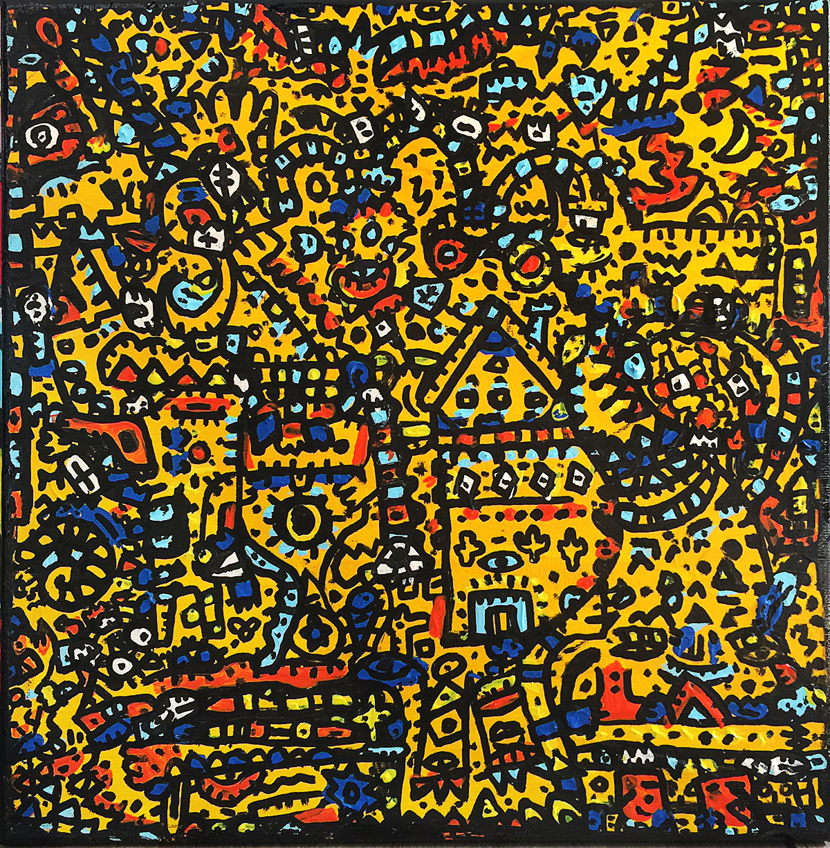 Chevalier, painting artwork by Space Raphaël