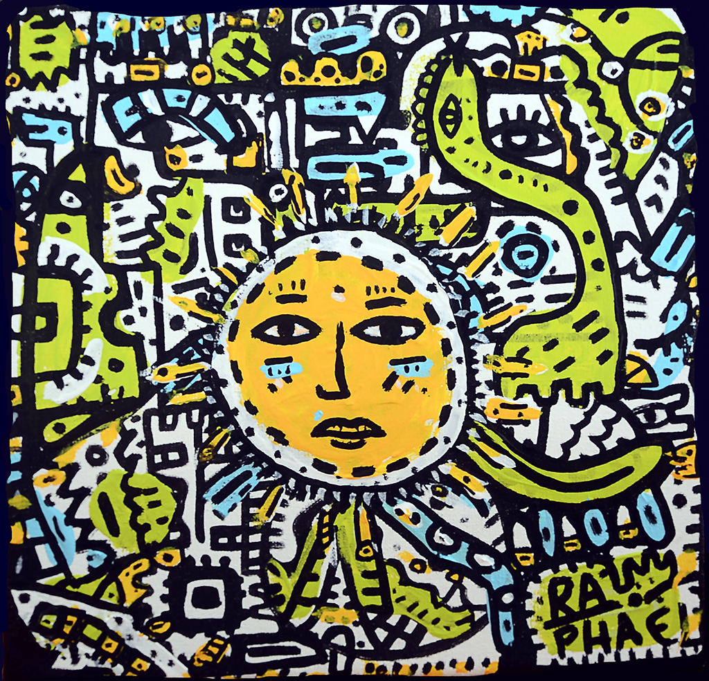 Comme un Soleil, painting artwork by Space Raphaël