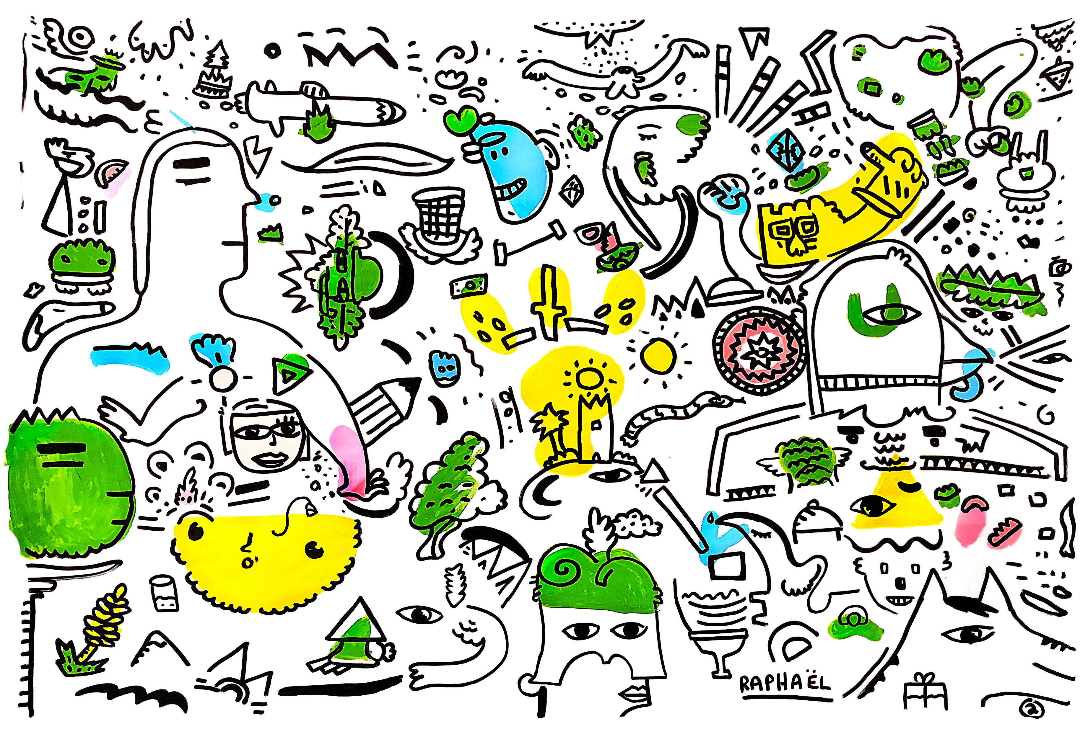 Cullinan, drawing artwork by Space Raphaël