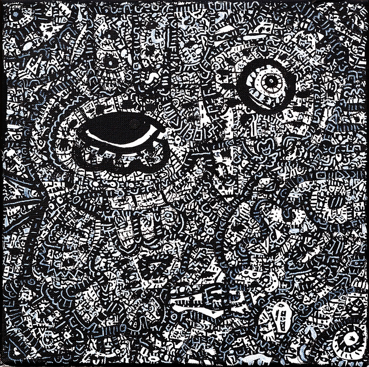 Danger, painting artwork by Space Raphaël