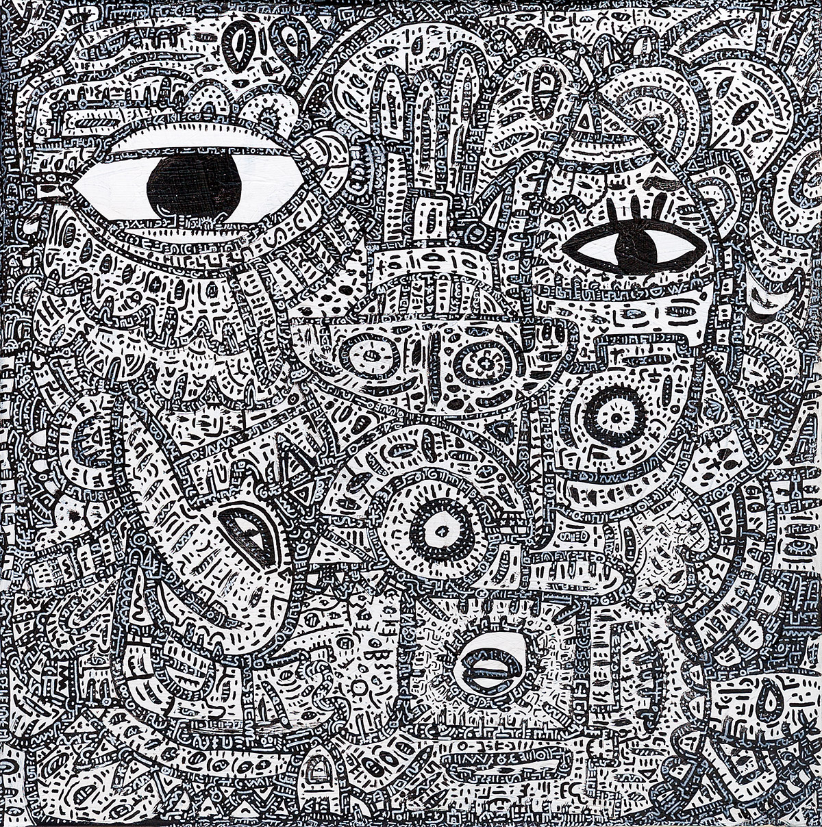 De l'Avantage d'Exister, painting artwork by Space Raphaël