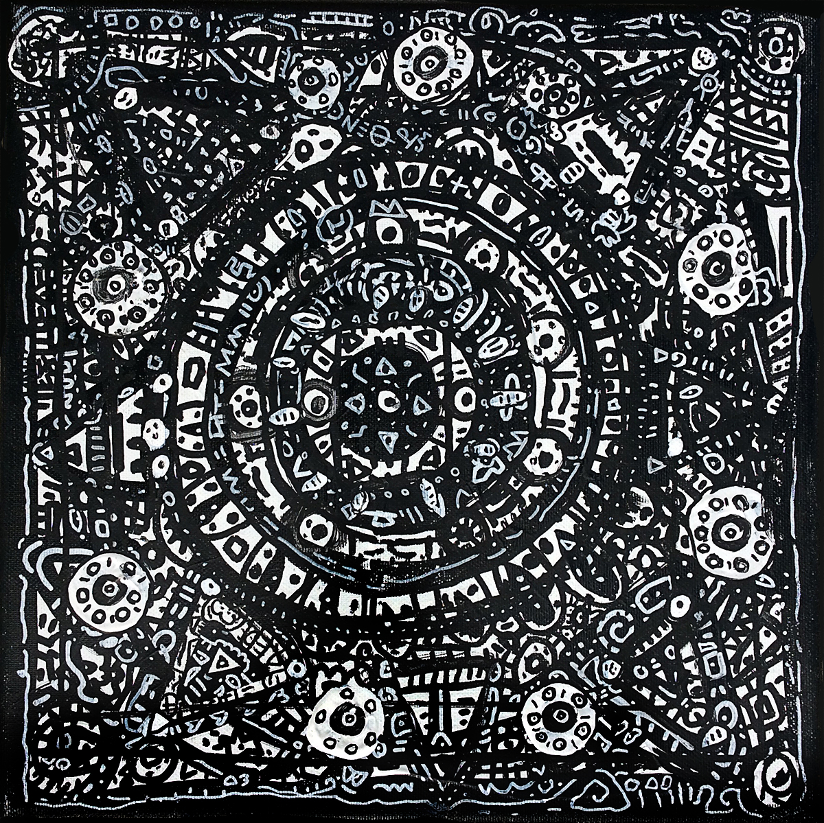 Essence Humanity, painting artwork by Space Raphaël