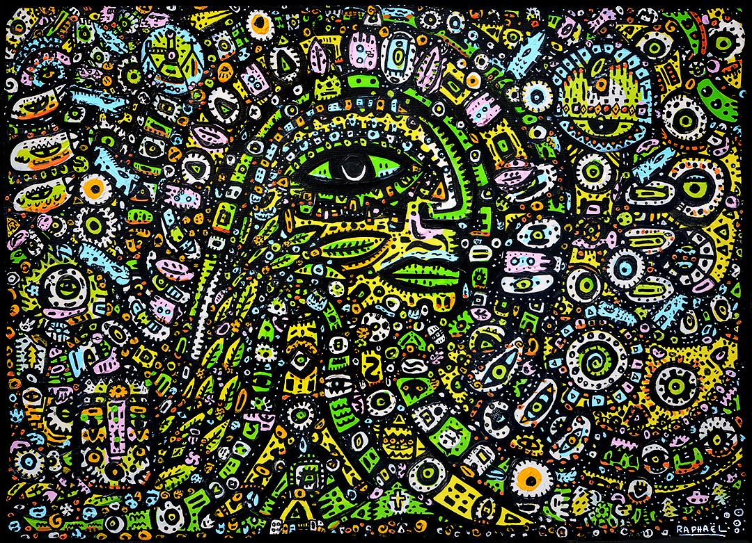 Facing Nature, painting artwork by Space Raphaël