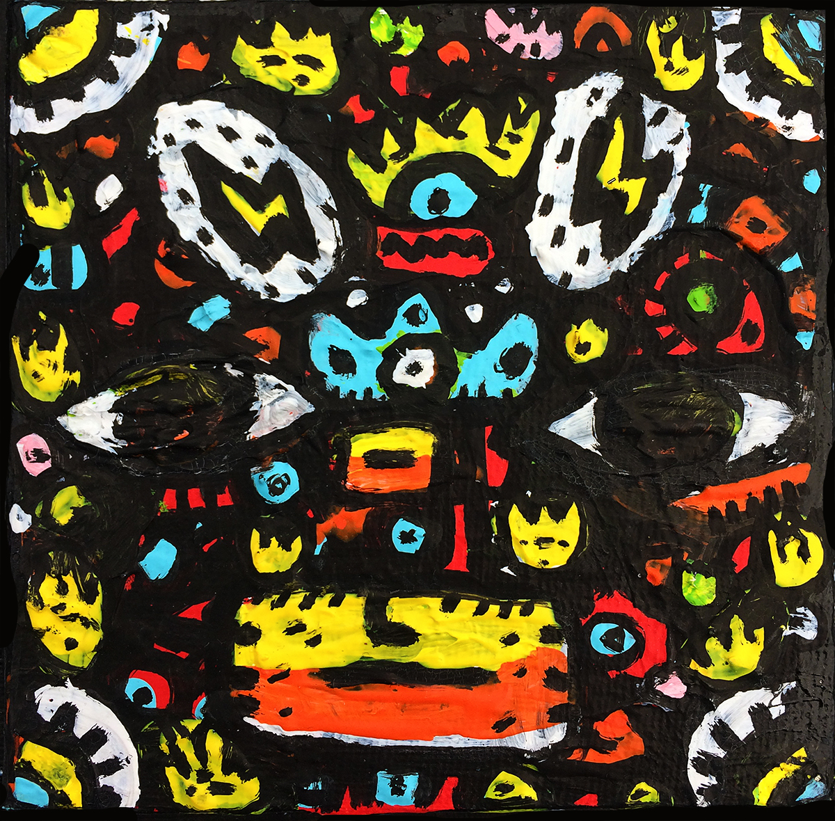 Feu Foyer, painting artwork by Space Raphaël
