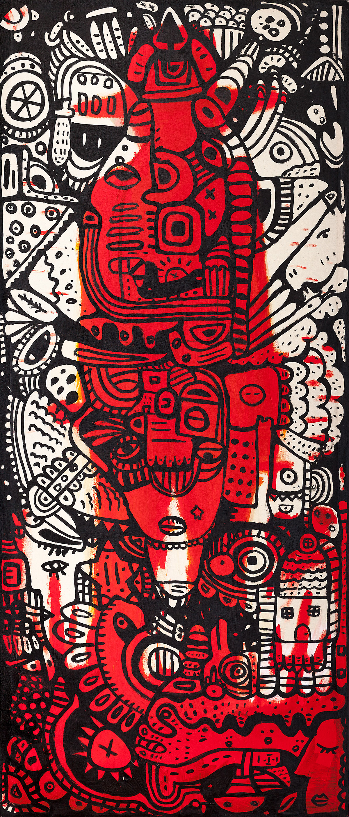 Il Était une Fois dans l'Ouest, painting artwork by Space Raphaël