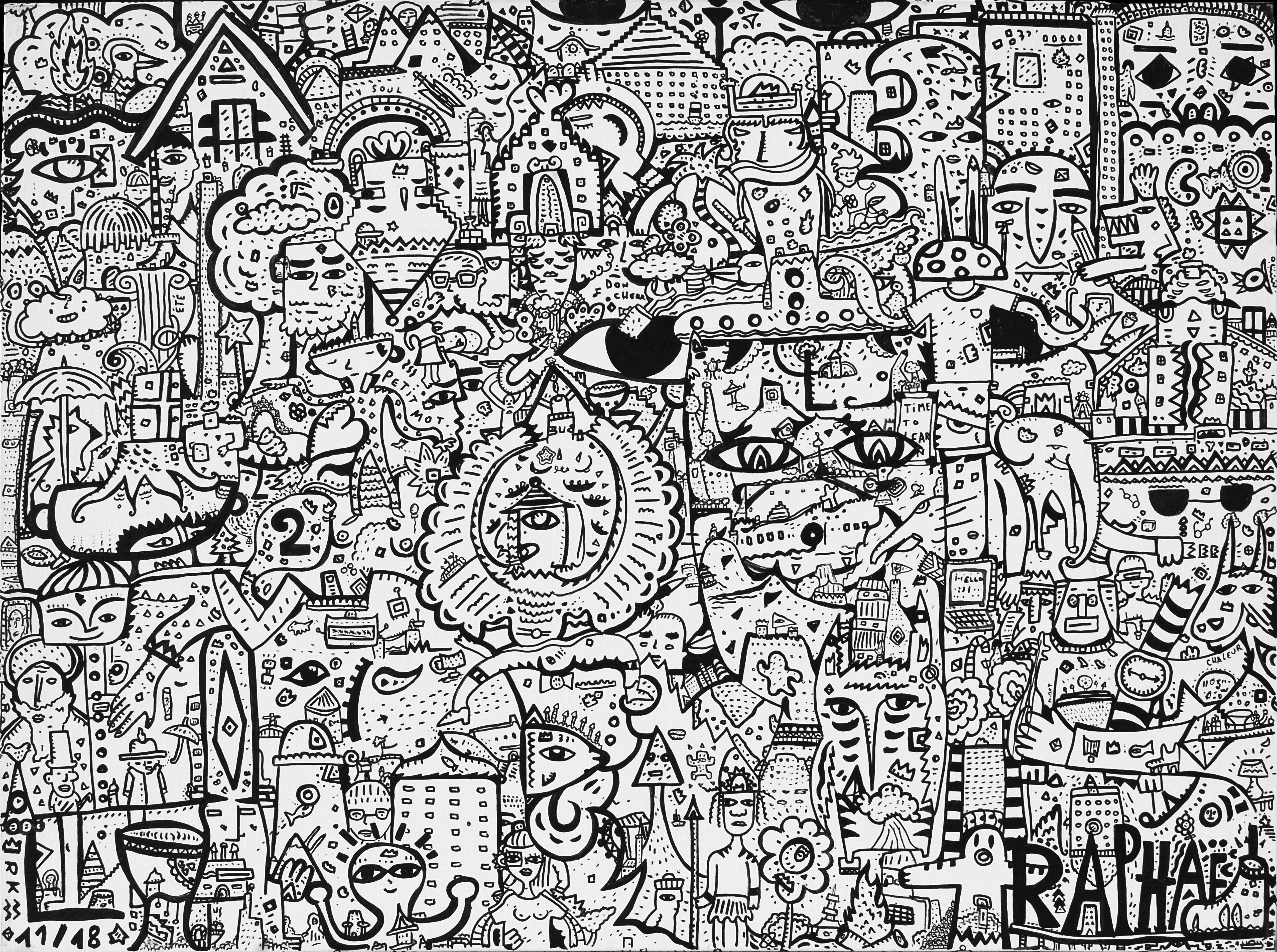 Imaginarium, painting artwork by Space Raphaël