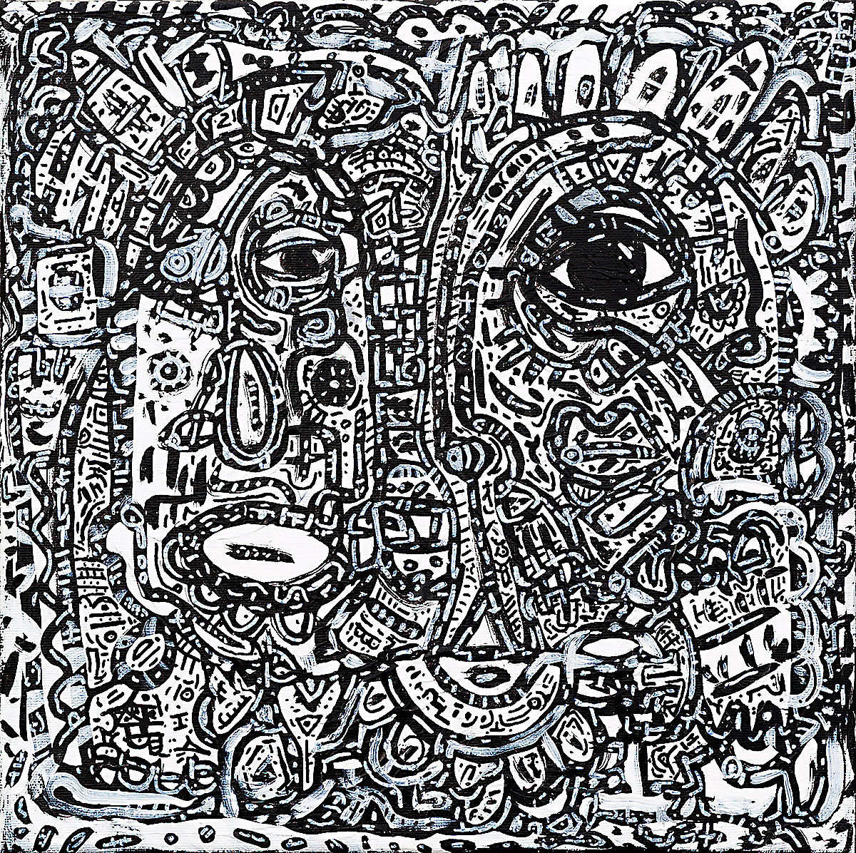 It All Started With a Cold Night, painting artwork by Space Raphaël