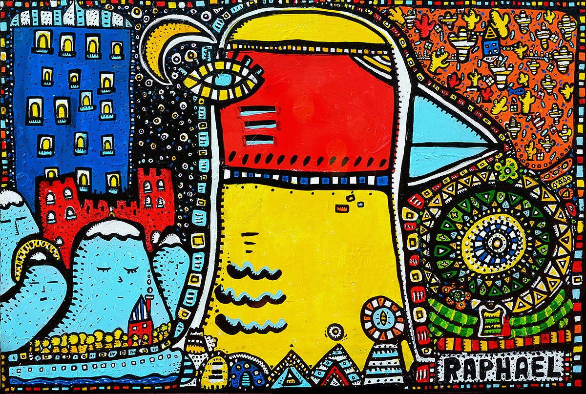 La Canopée, painting artwork by Space Raphaël