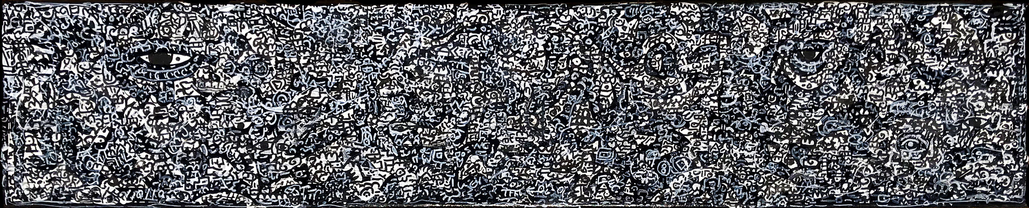 La Marche des Sultans, painting artwork by Space Raphaël