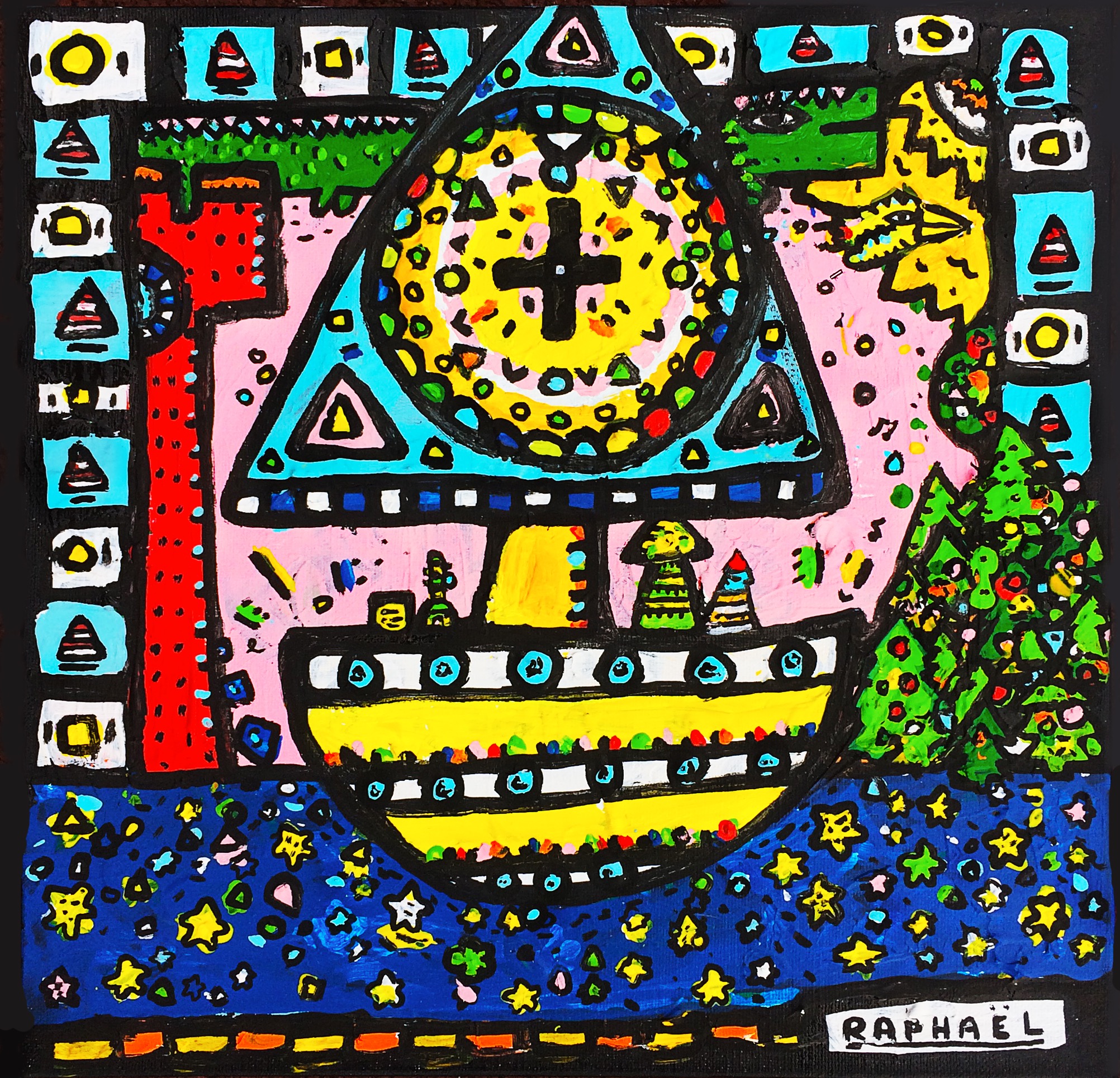 La Quête, painting artwork by Space Raphaël