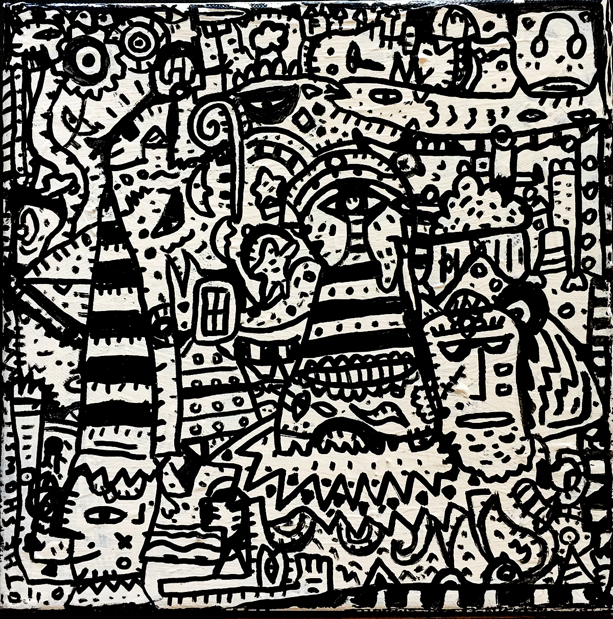 La Tour du Sud, painting artwork by Space Raphaël