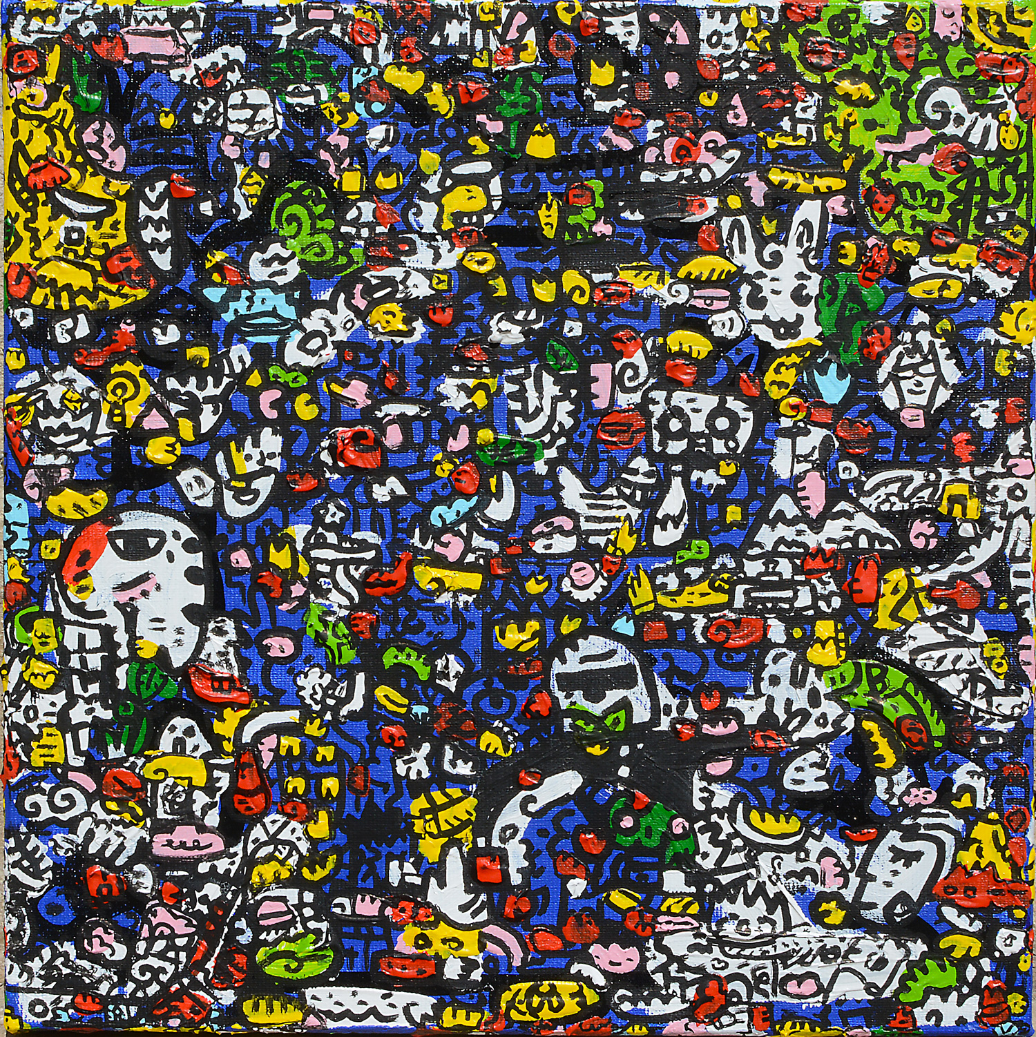 L'arbre, painting artwork by Space Raphaël