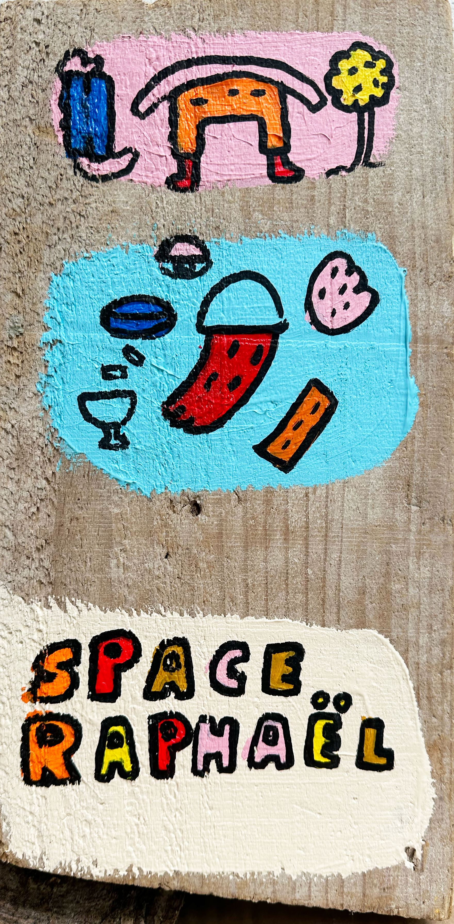 Le Banquet, painting artwork by Space Raphaël