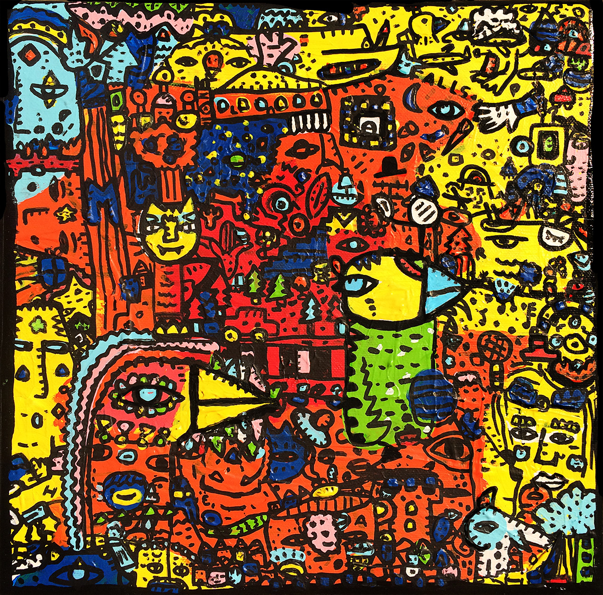 Le Miracle, painting artwork by Space Raphaël