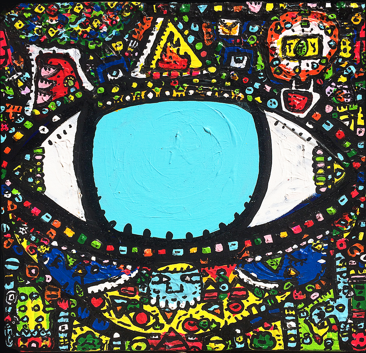 Le Retour des Étoiles, painting artwork by Space Raphaël