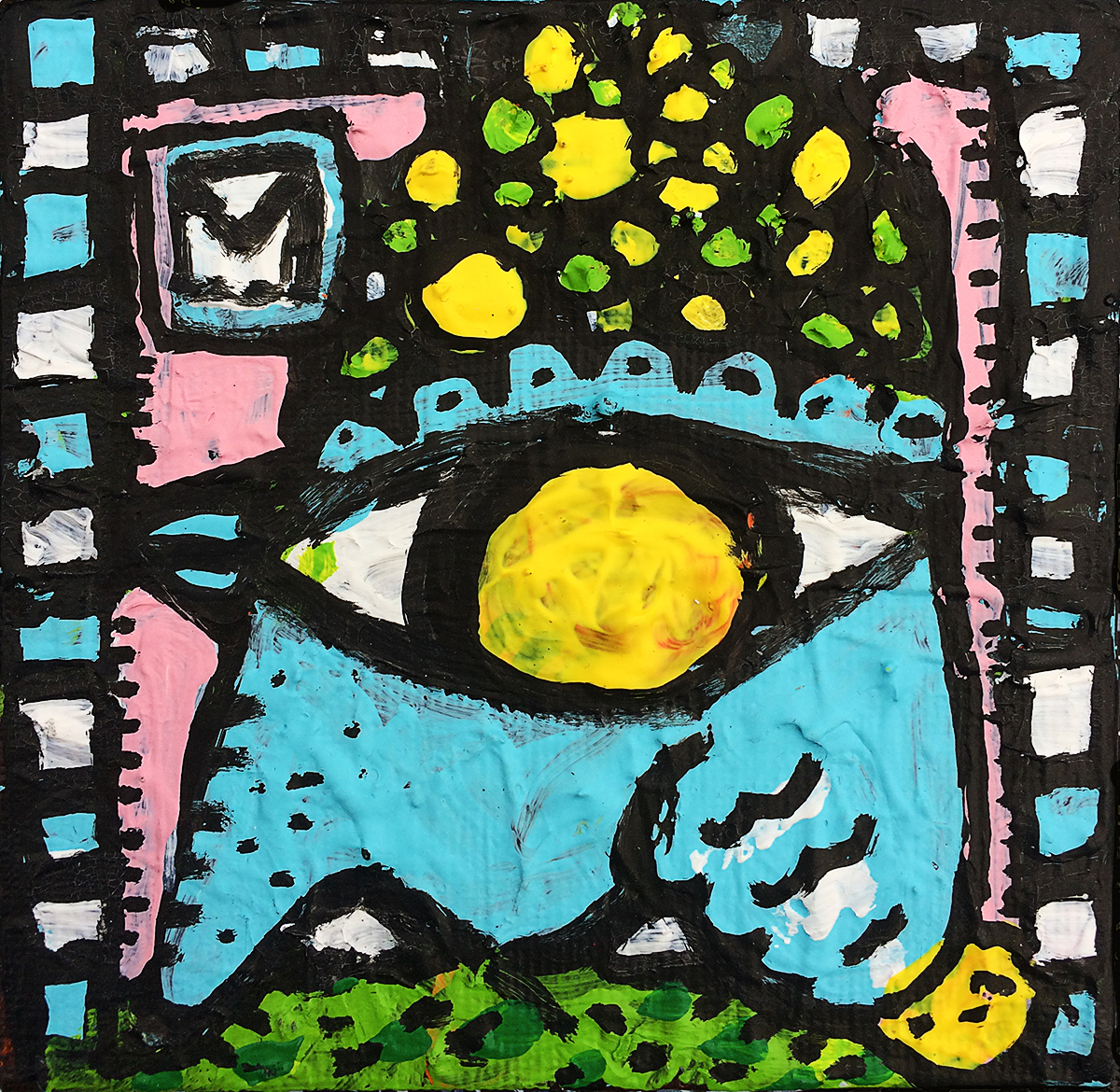 Messenger, painting artwork by Space Raphaël