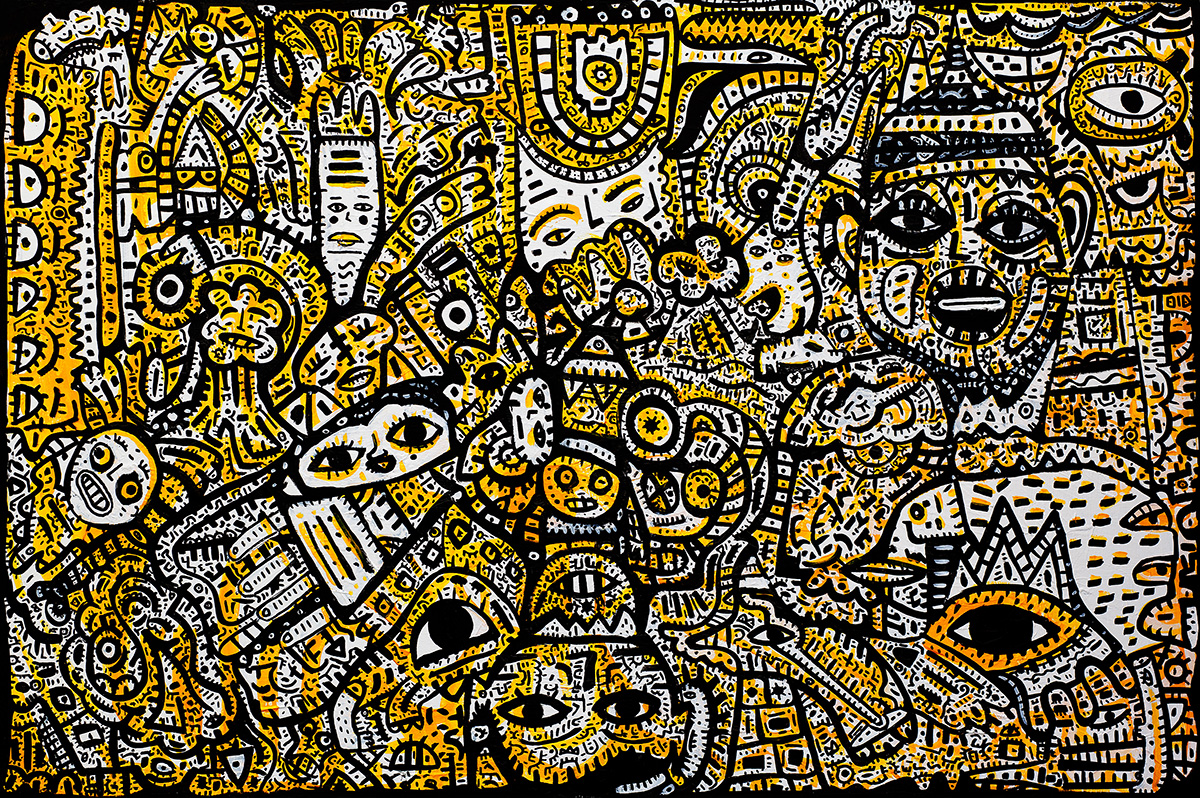My World, painting artwork by Space Raphaël