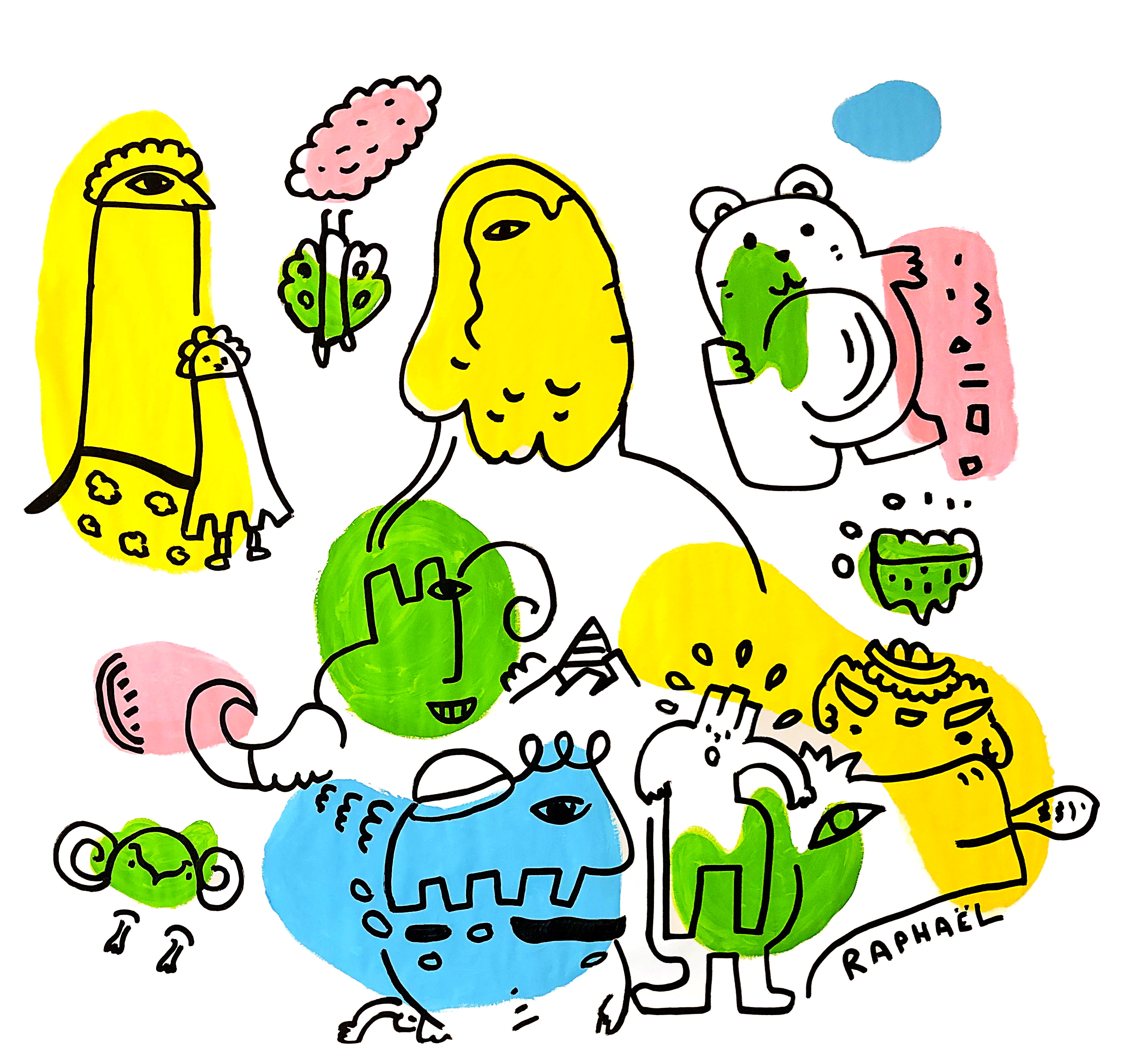 Orloff, drawing artwork by Space Raphaël
