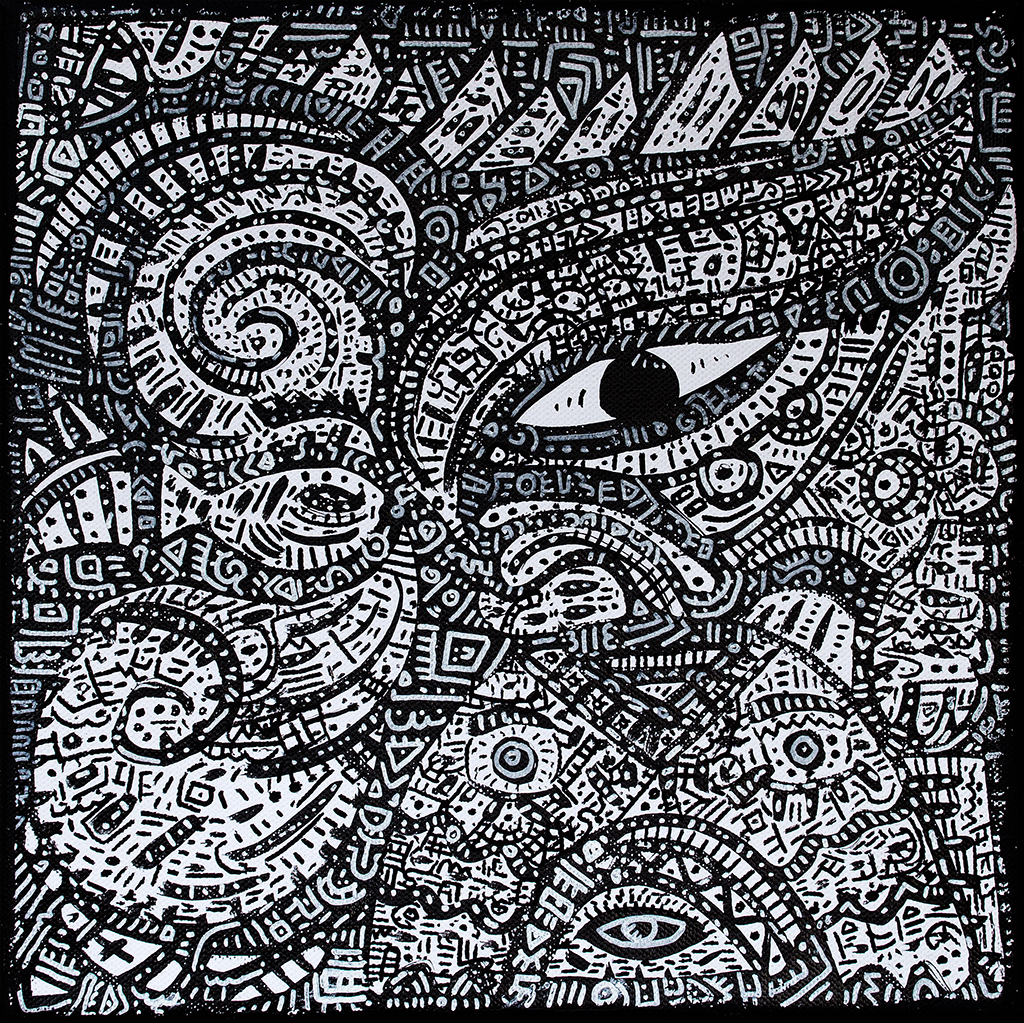 Peinture pour moi-même, painting artwork by Space Raphaël