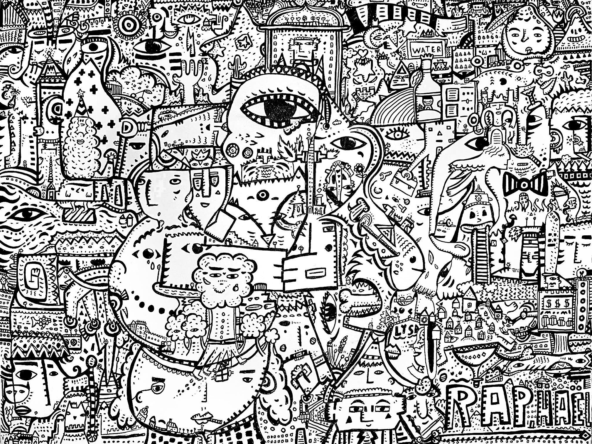 Percée, painting artwork by Space Raphaël