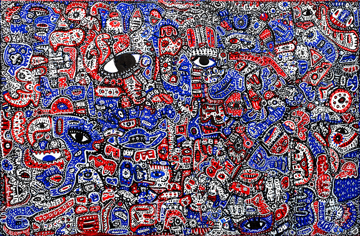 Road to Perdition, painting artwork by Space Raphaël