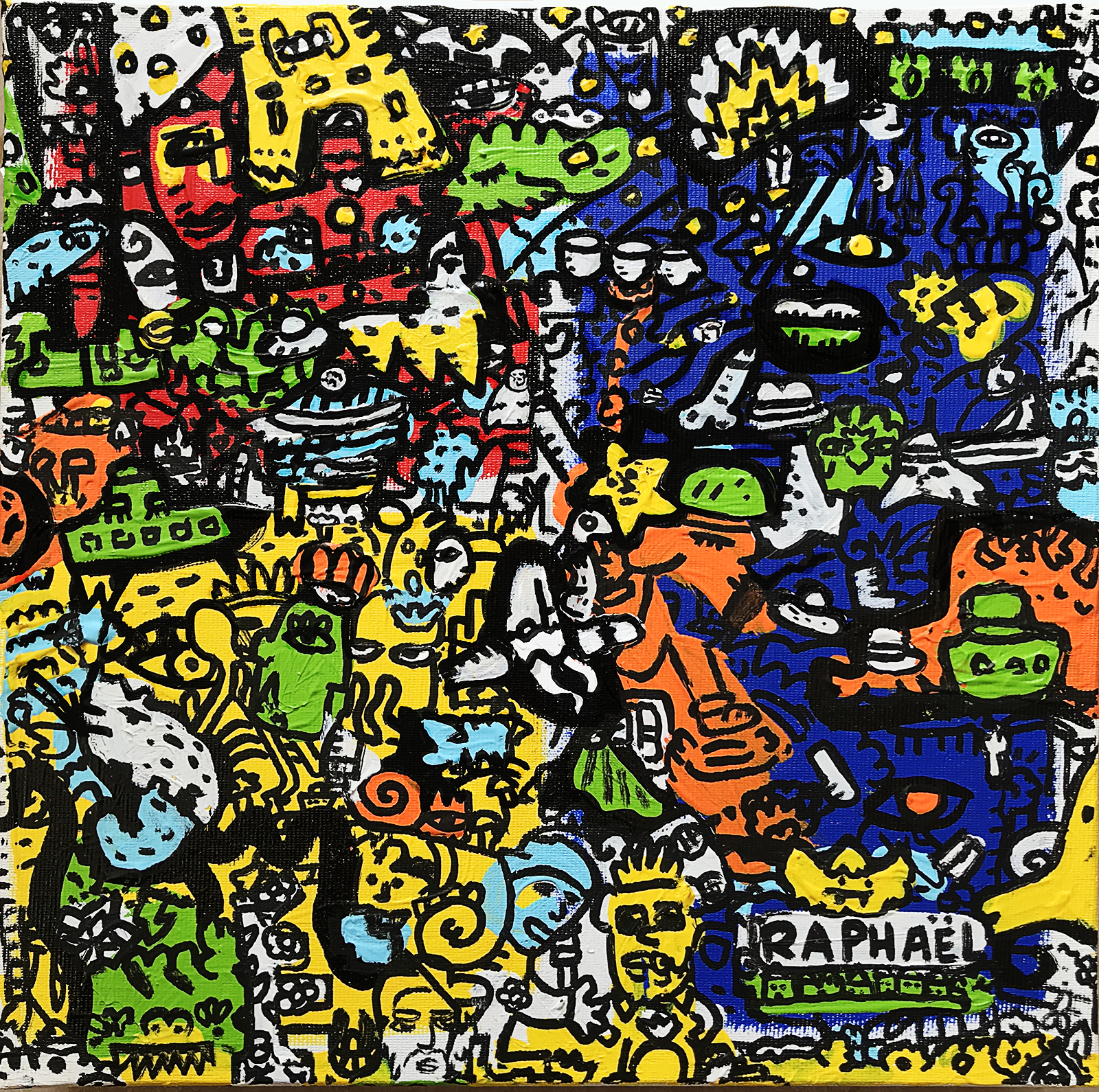 Sarabande, painting artwork by Space Raphaël