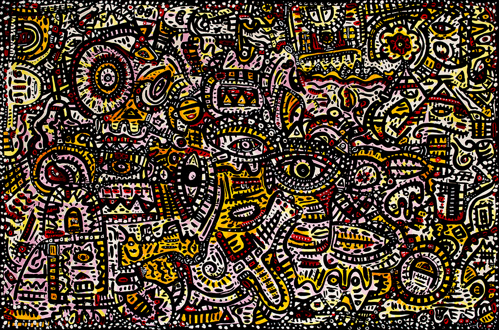 Sirius, painting artwork by Space Raphaël
