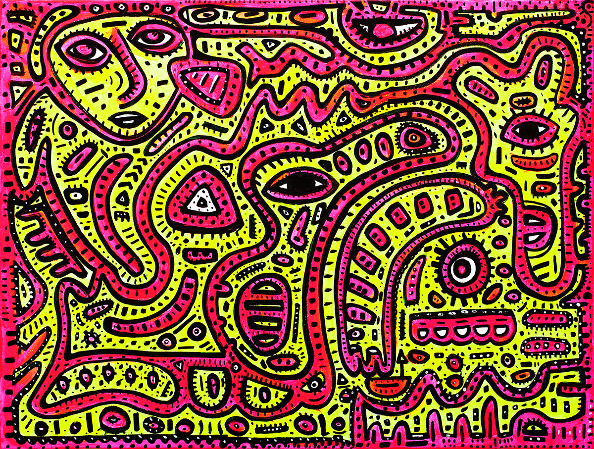 Skin du Soir, painting artwork by Space Raphaël