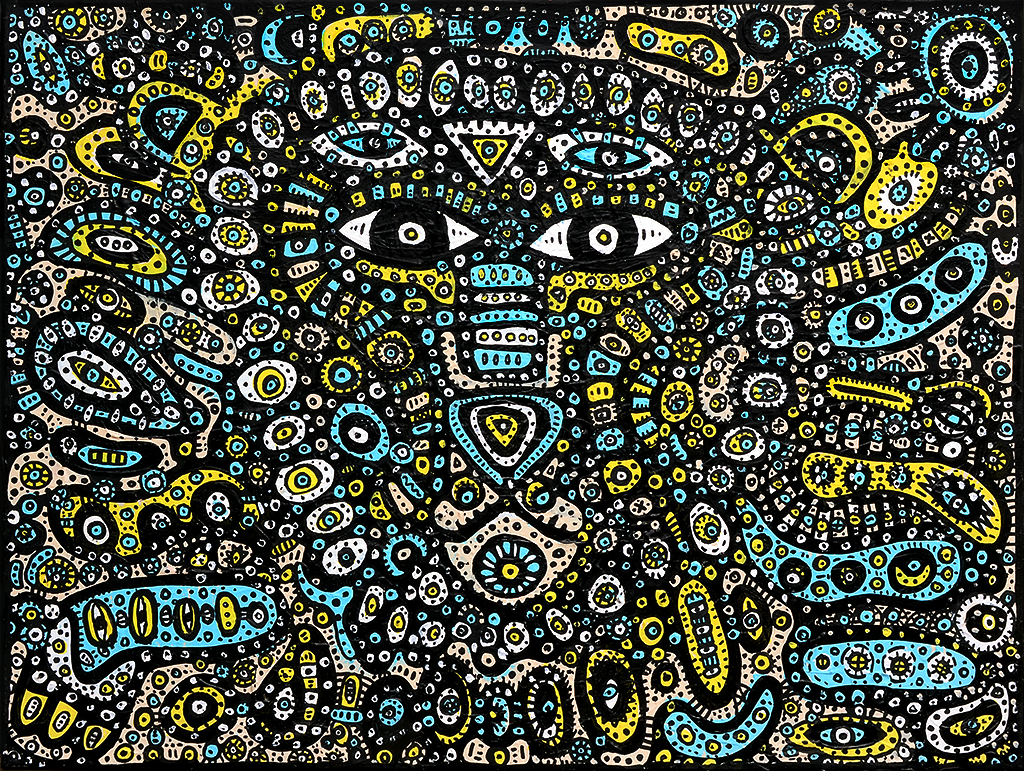 Soulèvement Céleste, painting artwork by Space Raphaël