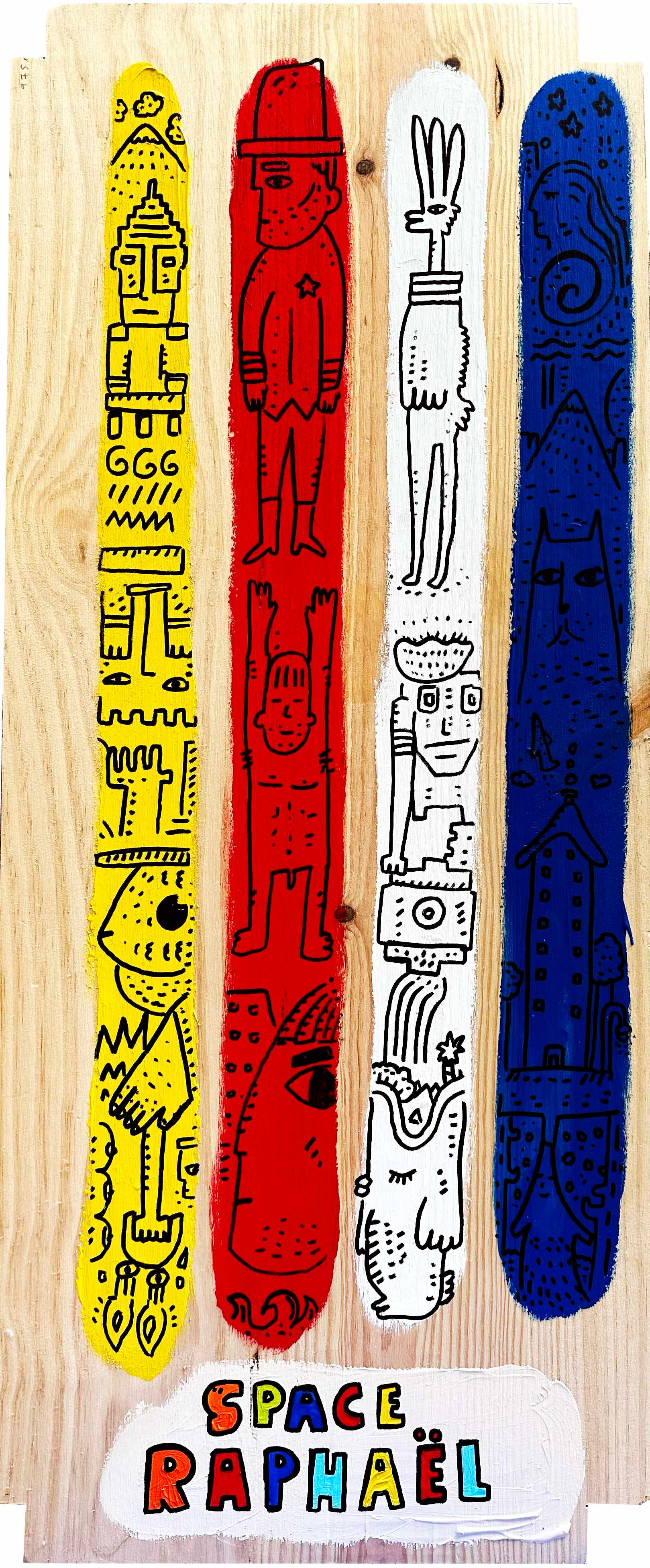 Space Time, painting artwork by Space Raphaël