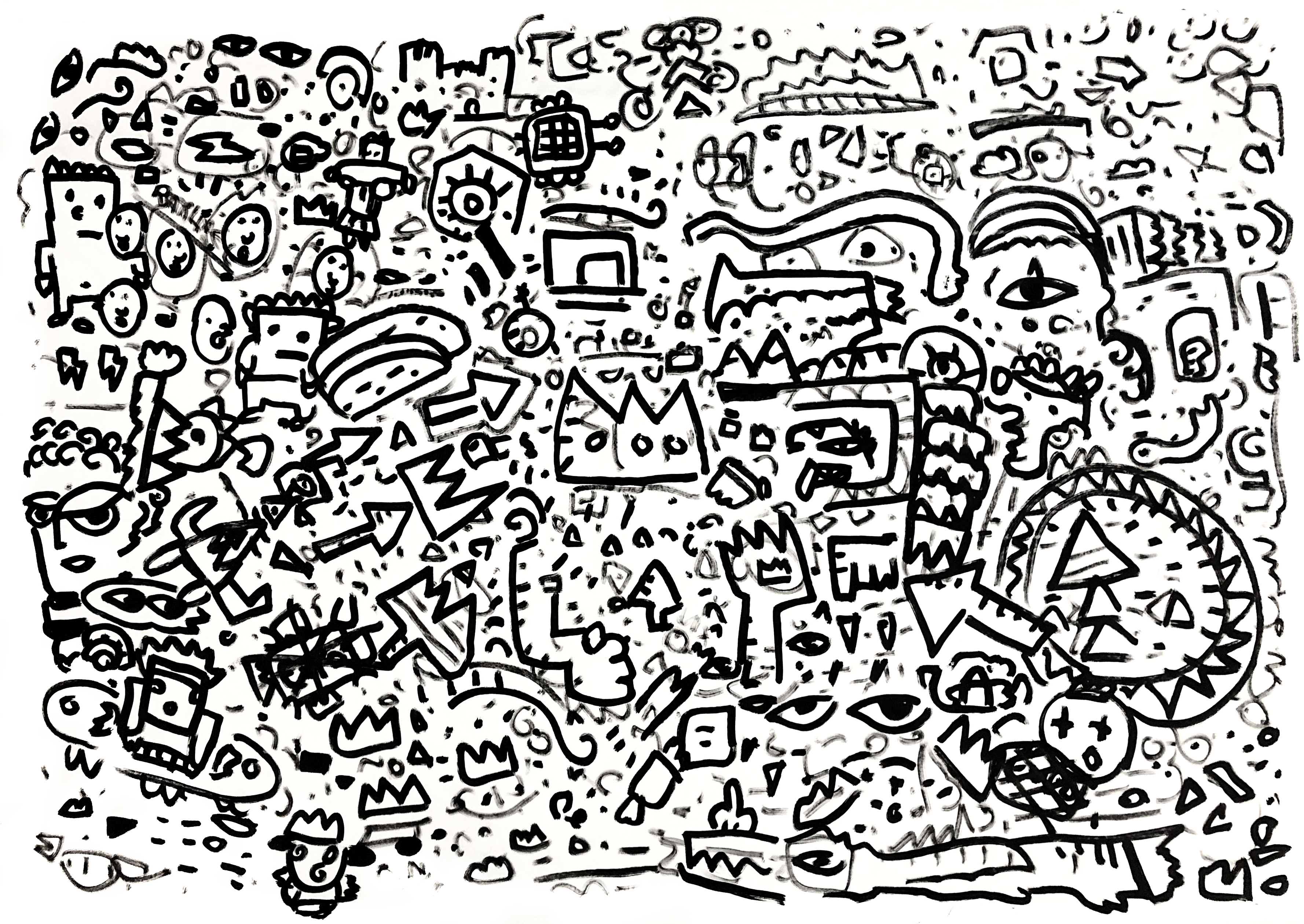Spinelle Incomparable, drawing artwork by Space Raphaël