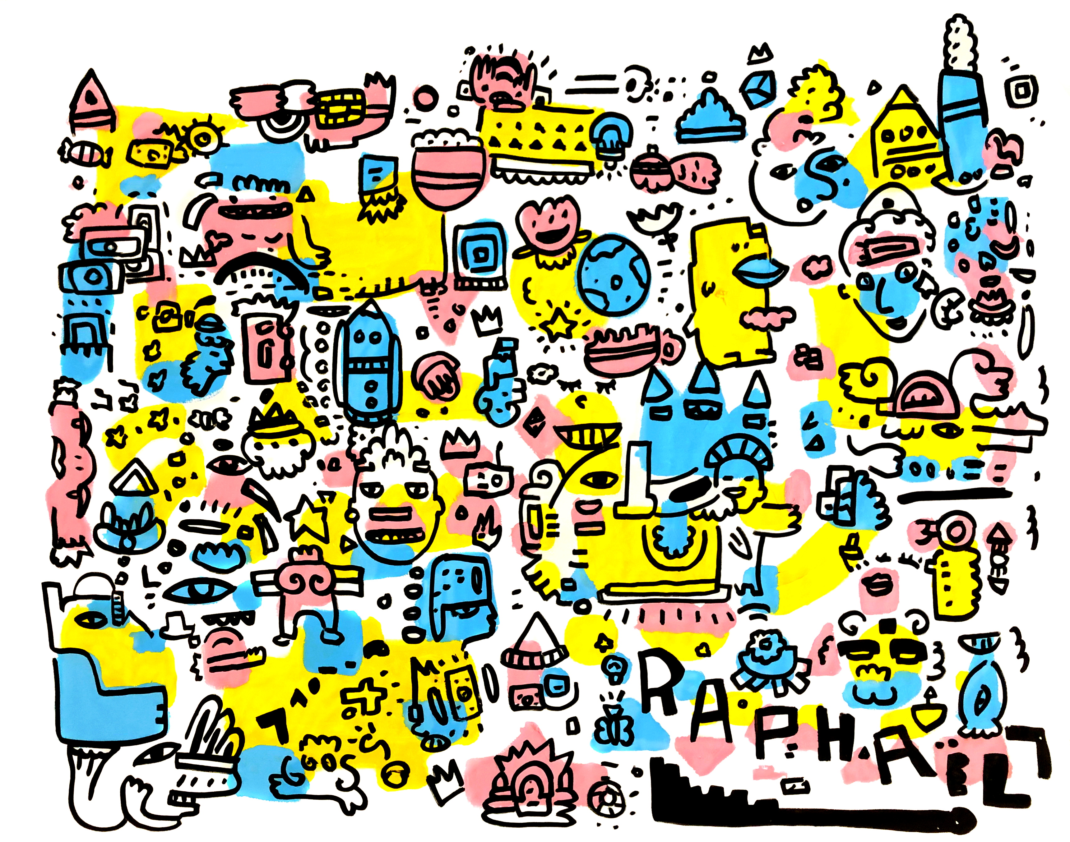 Spirit Grisogono, drawing artwork by Space Raphaël