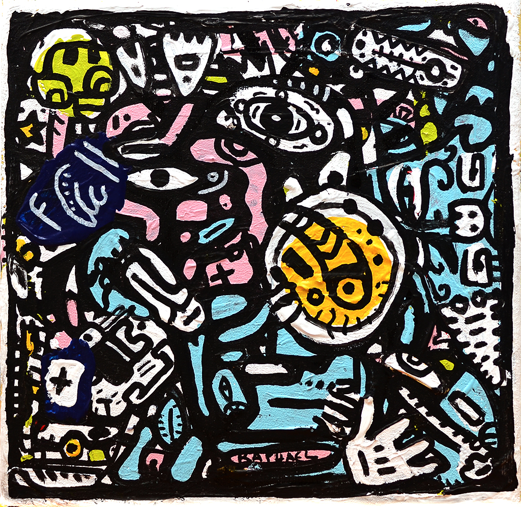 Spotlight, painting artwork by Space Raphaël