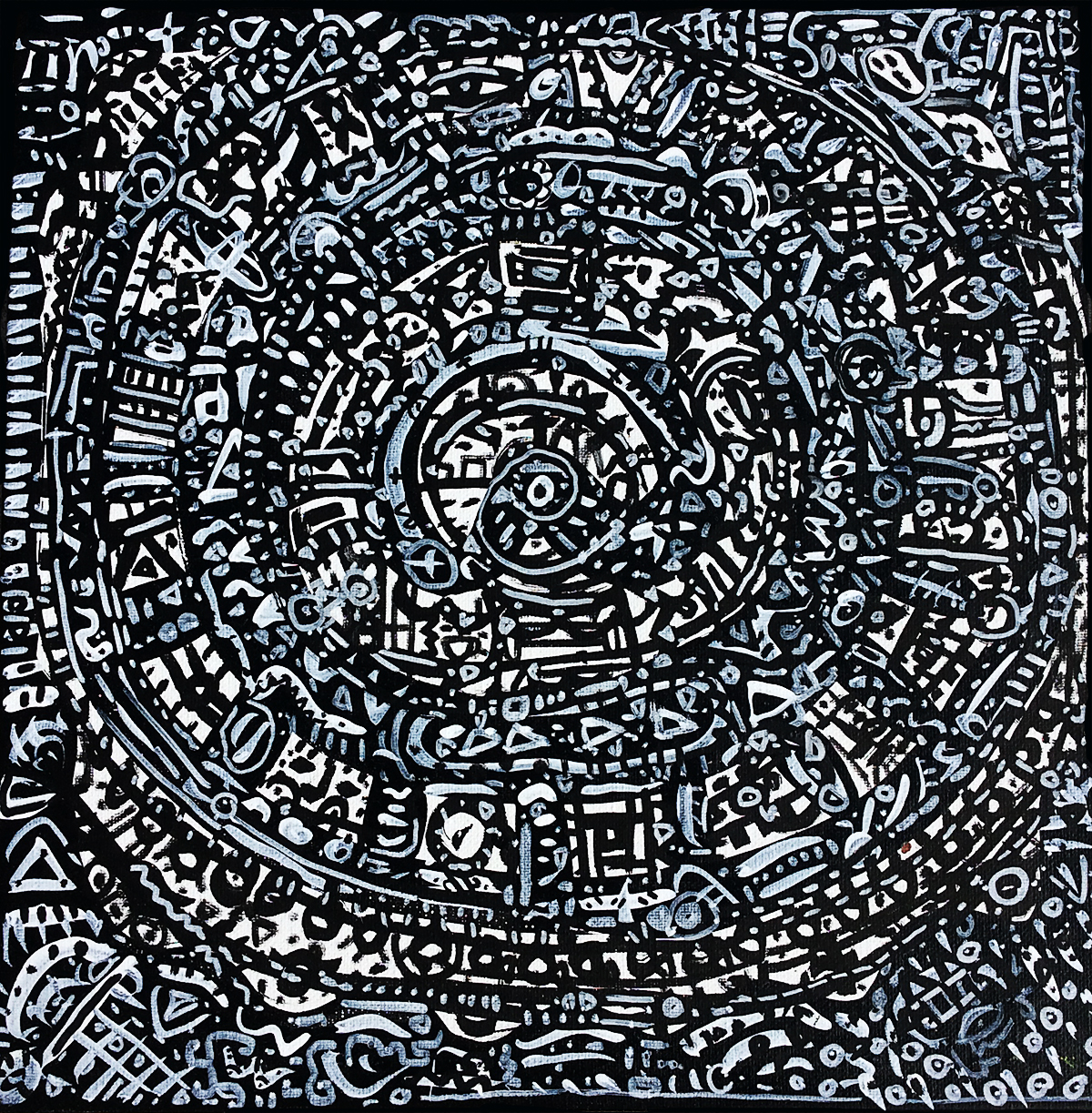 Sunday Evening, painting artwork by Space Raphaël