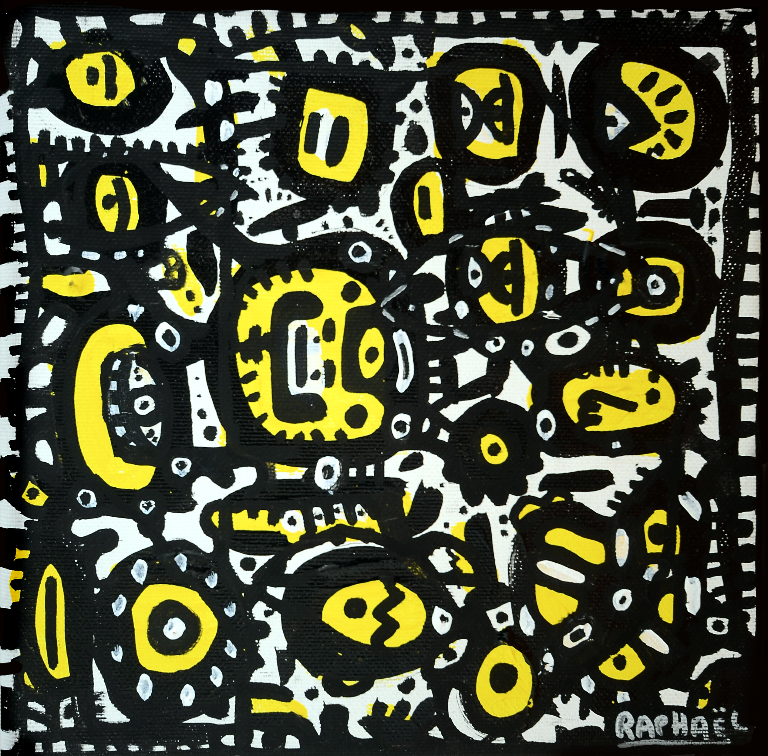 Telegraph, painting artwork by Space Raphaël